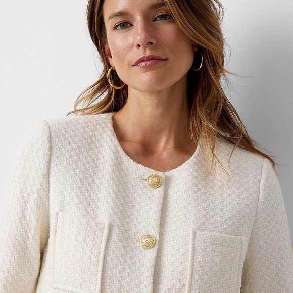 Simons Crest button tweed blazer - Picture 3 of 6